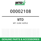 56a703qr750 00002108 Mtd Oem Npt Close Nipple Cub Cadet Gallon Sprayer