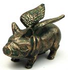 0170j-07654 Unbranded Cast Iron Flying Pig Bank