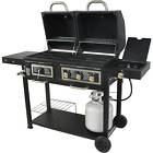 0341 Unbranded Charcoal Gas Barbecue Grill Dual Fuel Combination 841765100341