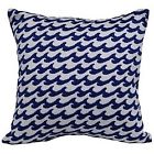 047218240118 Threshold Outdoor Throw Pillow Square Woven Waves