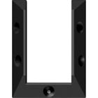 163602 090489258917 Deckorail Black Rail