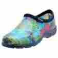 5102bl10 091053510202 Principle Plastics Blue Print Garden Shoe Size 10 Footwear