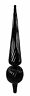 102bgs Dalvento Small Florentine Finial Black Gloss 616913896526