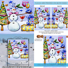 109688 Joyous Snowman Decorative Colorf Outdoor Living 017917024890