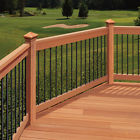 116598 Deckorators Deck Baluster Round Classic Outdoor Black Finish Aluminum Count