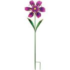 6576418 12165 Regal Art And Gift Purple Flower Spinnner Stake 657641121658