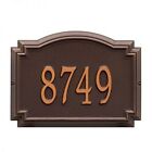 1290 Whitehall Williamsburg Standard One Line Wall Address Plaque 719455396148