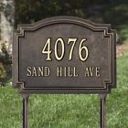 1293 Whitehall Williamsburg Standard Custom Lawn Address Plaque With 719455396292