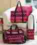 130159-7tb3-pnk Unbranded Travel Bags Stylish 3pc