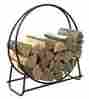 15209 Panacea Firewood Storage Rack Log Wood Holder Outdoor Heavy Duty Steel Fireplace Cart 750408183910