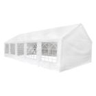 160133 Vidaxl Wedding Party Tent White Outdoor Gazebo Canopy 8718475821311
