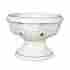 16592 The Renovators Supply Planter White Gold Ceramic Ornate Vase 10h 096962366704