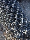 17-20 Gauge Link Chain 9 Large Lot Of Heavy Fence Rolls Local Pick Up Only