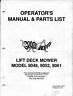 172377-0490 Grasshopper Mower Deck Operator Parts Manual