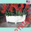 18907 The Renovators Supply Plater White Corner Plastic Planter 20 L X 8.5 H 096962379865
