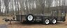 1993 Tandem Axle Steel Deck Trailer With Gate Lights Brakes