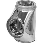 208100 Selkirk Insulated Chimney Tee With Cap In Stainless 053713131639