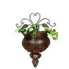 7586471 21814 Benzara Metal Wall Planter Rare To Find Elsewhere Utility Decor 758647218141