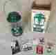 220f195 Coleman Vintage Two-mantle 1970s Green Lantern Original Box Paperwork