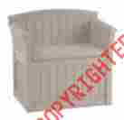 253646 Suncast Patio Mini Storage Seat 0724872253646