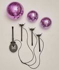 2860254 Afoyft Orchid Solar Light Gazing Ball Garden Stake Pathway Yard