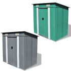 293927 Vidaxl Garden Shed Metal Garage Tool Storage House Colors