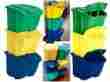 29433-stackable-recycle-garbage-bin Stackable-recycle-garbage-bin-bh183pk Stackable Recycle Garbage Bin Suncast 3pc Trash Can Wastebasket Container Indoor Outdoor 741755029433