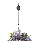 33597 Collections Etc Hanging Plant Pulleys Set Of Black 842022170152