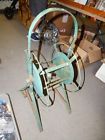345t Unbranded Vintage Metal Working Garden Hose Reel Green Wheels