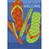 36834d Studio Breezeart Pod Flip Flops Forever Garden Flag 843259072240