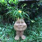 6662031 37057 Homestyle Funny Statue Face Planter Pot Muggly Big 666203370571