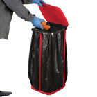 38029 Collections Etc Portable Trash Bag Holder With Lid 191121039731