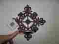 3fsc1 Flower Holder Victoria S Garden Victorias Brown Cast Iron Wall Mount Pot Nwt 049696814959