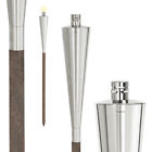 4008832650079 Blomus Orchos Cone Torch Stainless Steel Wood Post