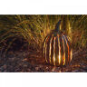 411-000 Unbranded Pumpkin Shaped Luminary Decorative Centerpiece Halloween Party Display Orange