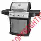 7151175 42209 Landmann Fs 3 Burner Gas Grill Black Stainless Steel 715117422095