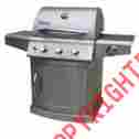 7151178 42211 Landmann Fs 3 Burner Gas Grill Stainless Steel 715117422118