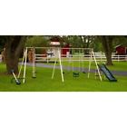 42578t Flexible Flyer Swing Set Kids Ivory Mocha Colored 047672425786