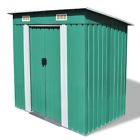 42908 Vidaxl Garden Shed Metal Green Garage Tool Storage 8718475504986
