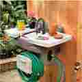 449387 Garden Sink Outdoor Lawn Hose Reel Wash Station Faucet Deck Planting Potting 781155449387