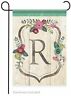 0960690 46981 Flagtrends Carson Garden Flag Classic Floral Monogram 096069469810
