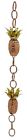 483p-8 Good Directions Pineapple Pure Copper Rain Chain By 704940000242
