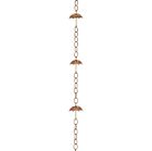 486p-8 Good Directions Umbrella Pure Copper Rain Chain By 704940000273