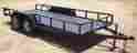500lb Flatbed Tandem Utility Trailer Tts Cand Trailers Nice 2015 76 X 16 With 3 Axles Usa Made