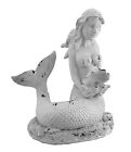 52823 Zeckos Distressed White Mermaid