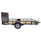 6.4x12tallgate Unbranded Utility Trailer 6.4 X 12 Spring Assist Gate Tire Rack