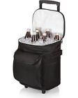 603-00-179 Picnic Time Insulated Portable Rolling Cooler On Wheels Black