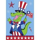 603799206778 Magnolia Garden Uncle Sam Alligator Applique Double Sided