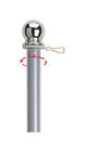 60731-spin Valley Forge Flag Spinning Flagpole 093581298126