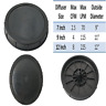 642872875869 Ebdm Rubber Membrane Pond Air Diffuser Disc Replacement